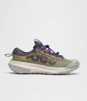 Nike ACG Mountain Fly 2 Low Shoes - Neutral Olive / Gridiron - Action Grape