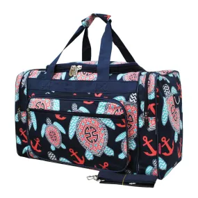 Ocean Sea Turtle Anchor NGIL Canvas 20 Duffle Bag