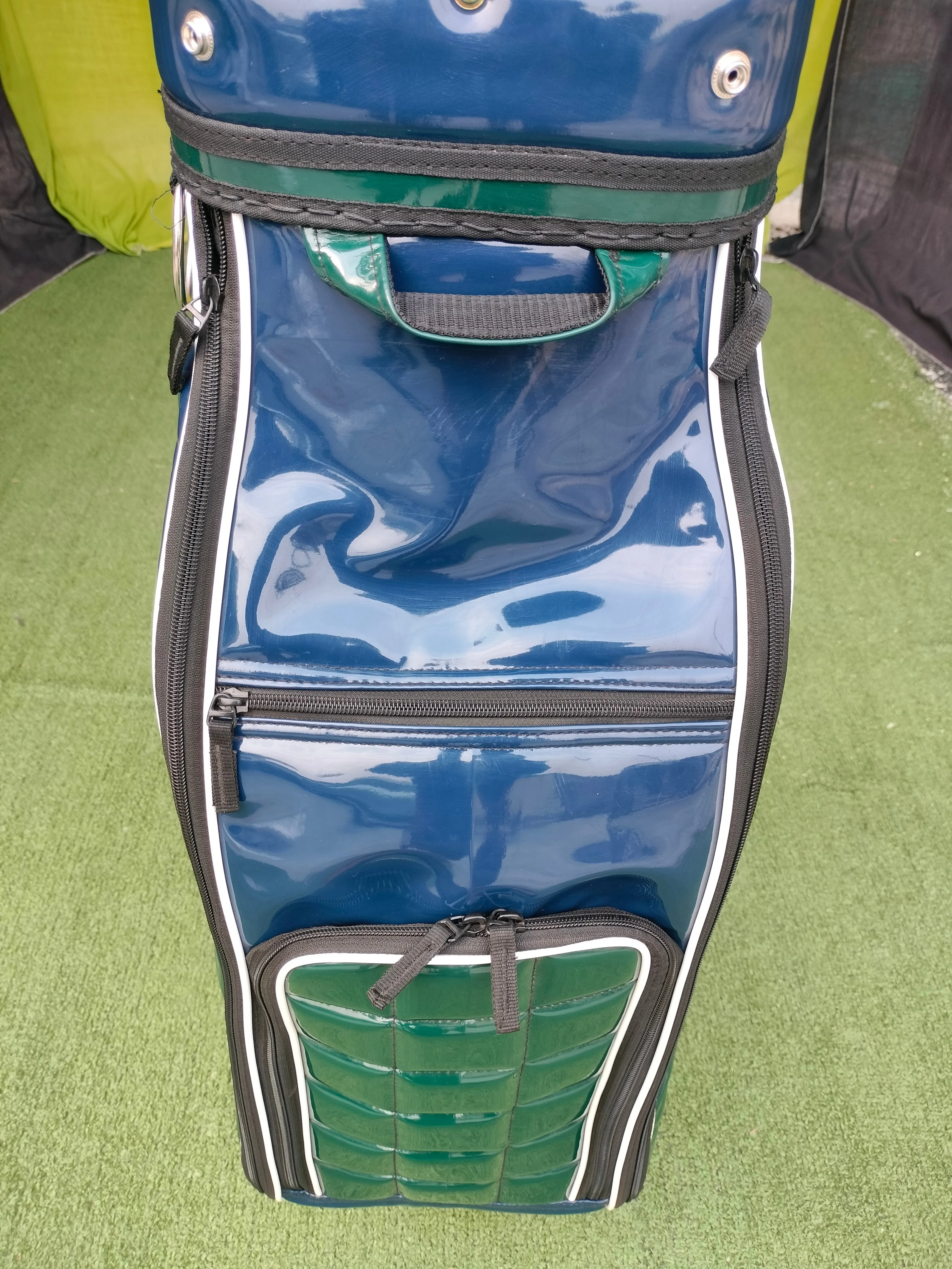 Old School Golf Bag - Green/Blue