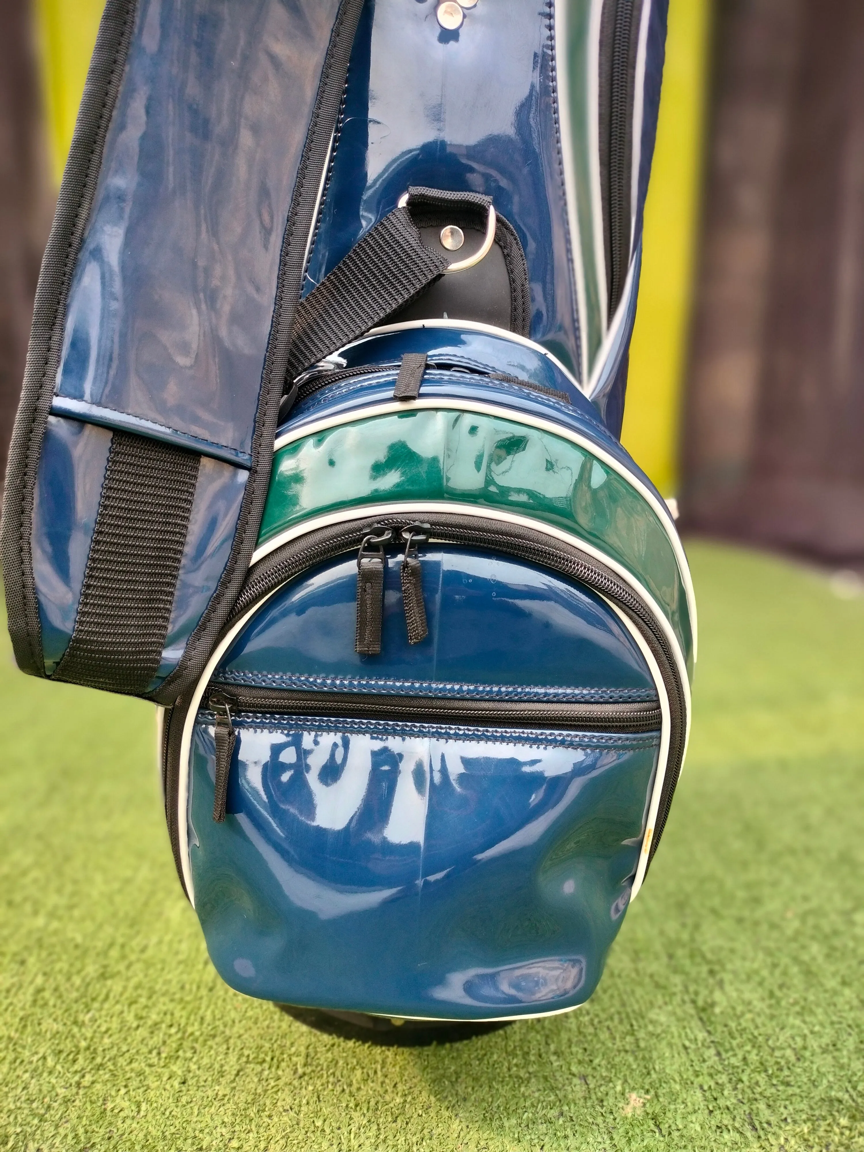 Old School Golf Bag - Green/Blue