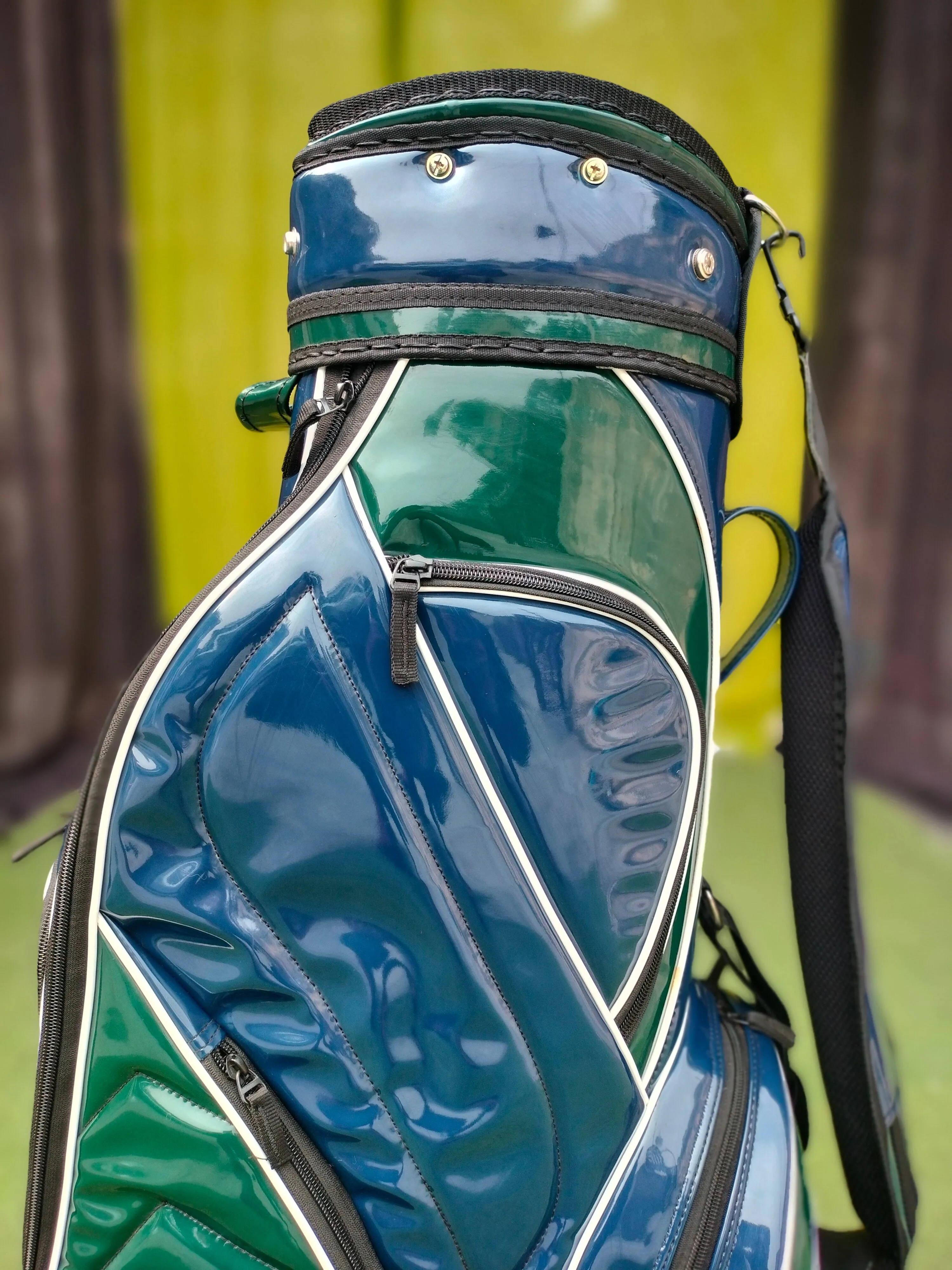 Old School Golf Bag - Green/Blue