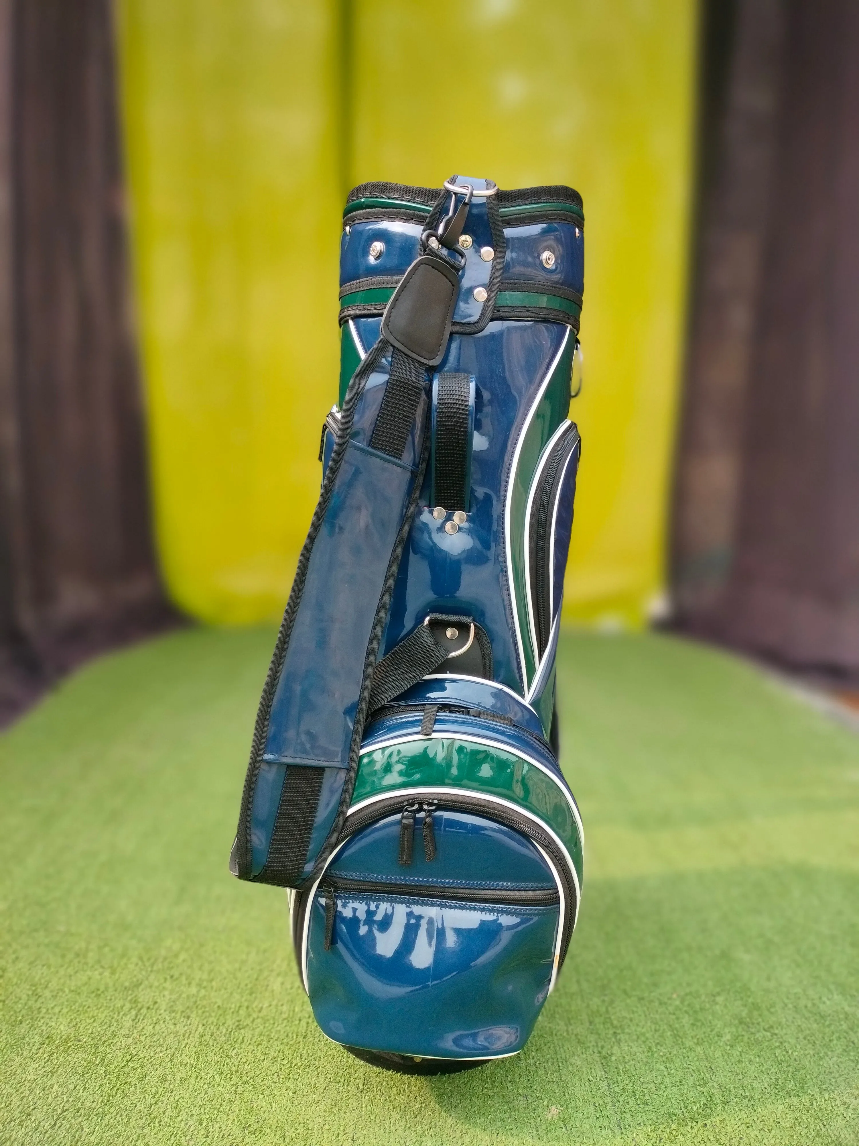 Old School Golf Bag - Green/Blue