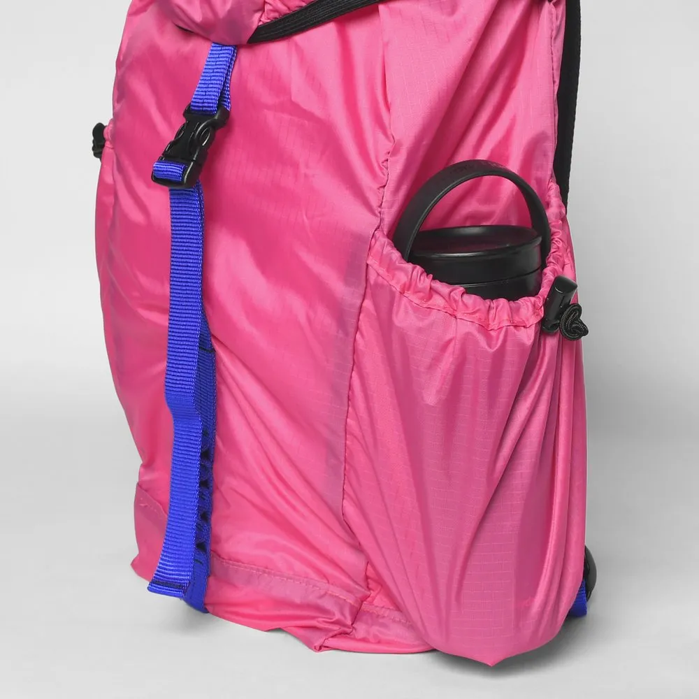 Packable Backpack - 70D Ripstop Nylon Pink