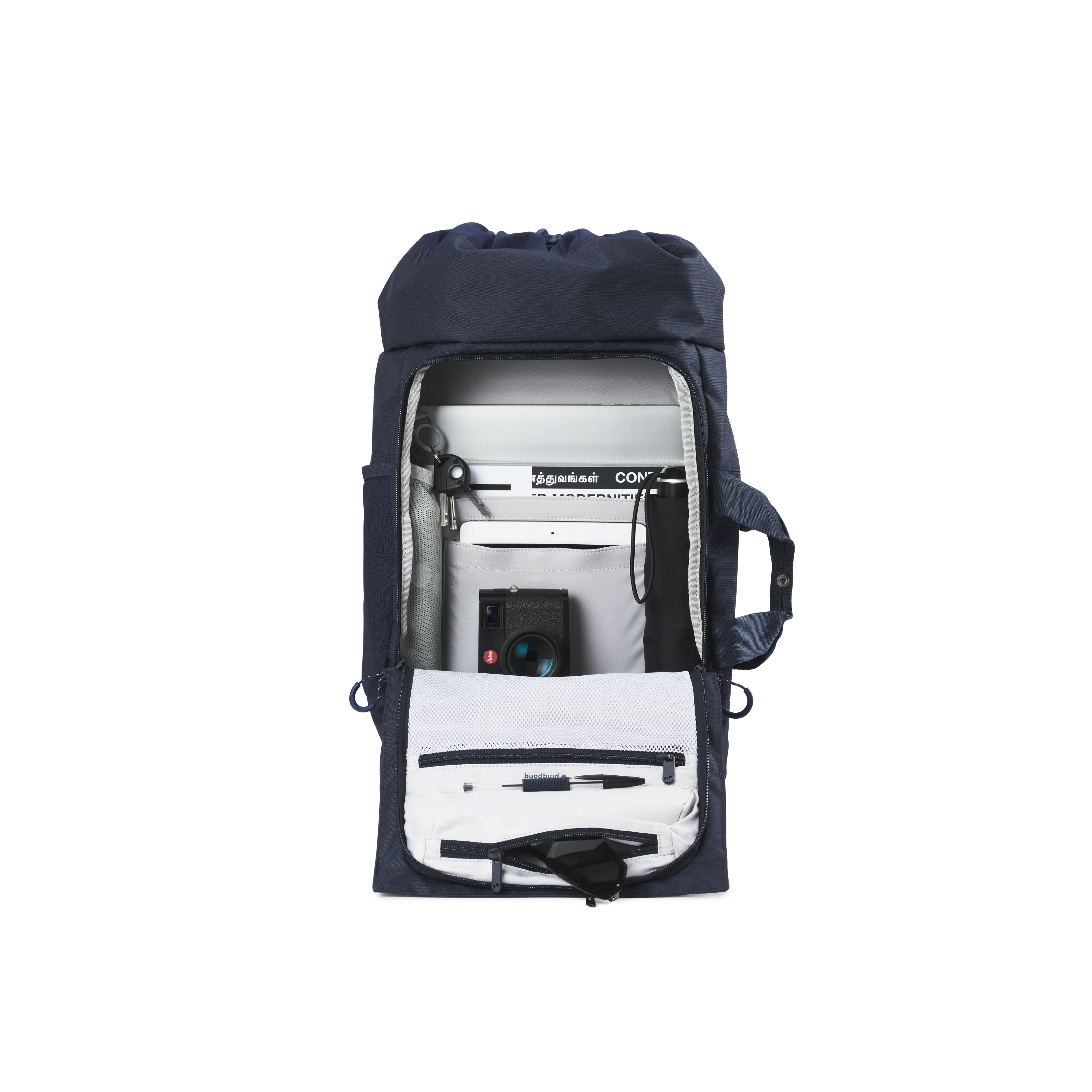 pinqponq Blok Medium Backpack Fjord Navy