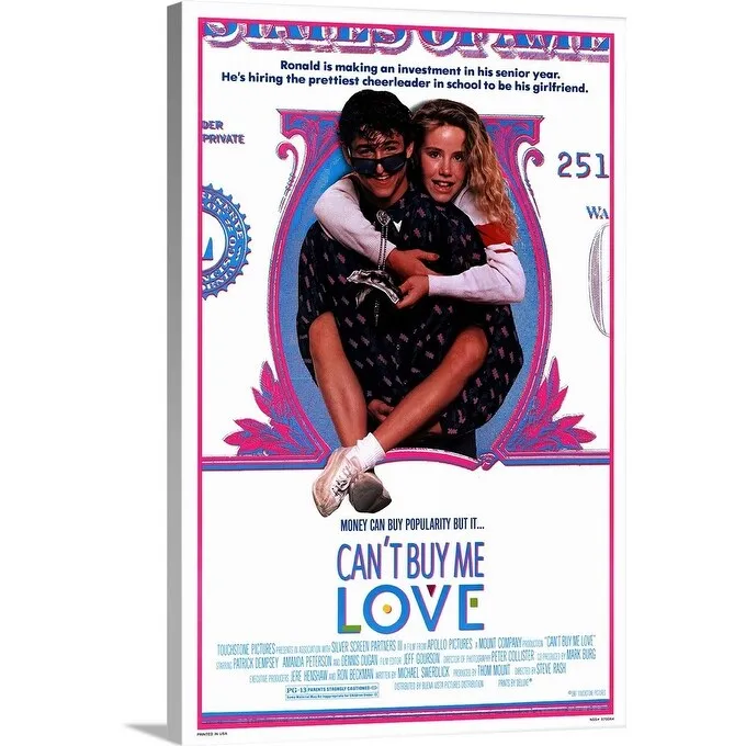 "Cant Buy Me Love (1987)" Canvas Wall Art