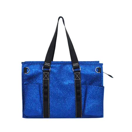 Royal Glitter NGIL Zippered Lined Caddy Organizer Tote Bag