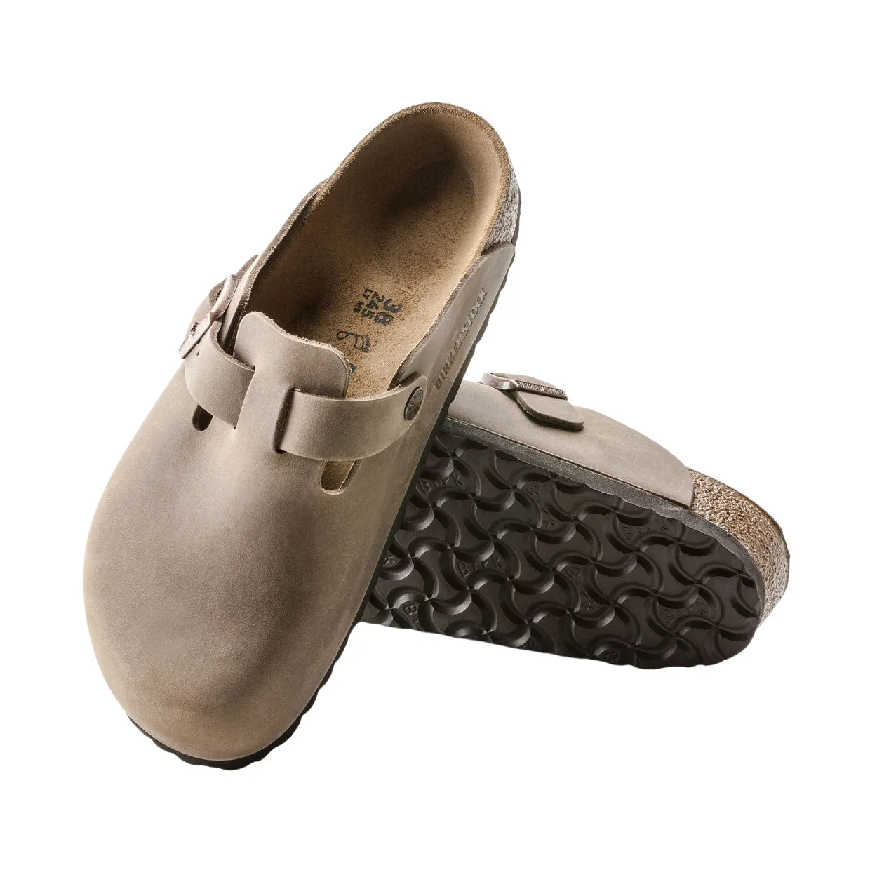 Sabot Unisex Birkenstock Boston Plantare Morbido Marrone