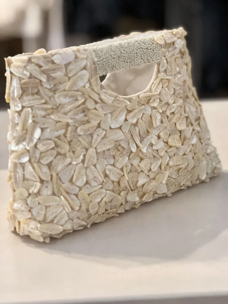 Saint-Tropez Shell Clutch