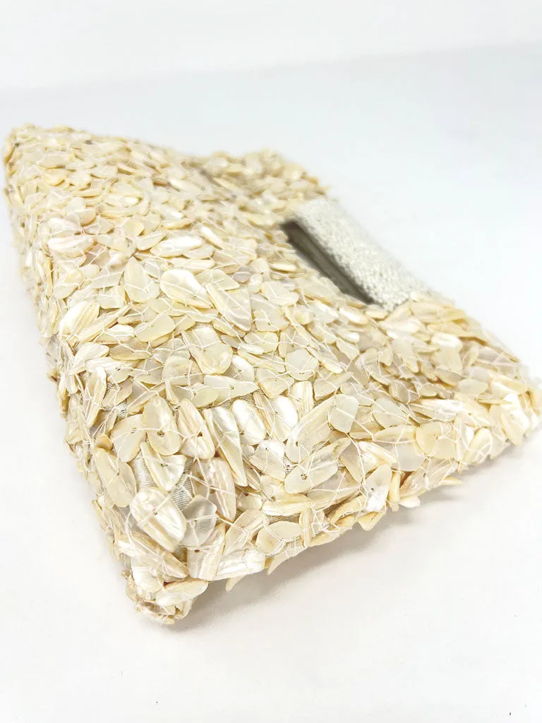 Saint-Tropez Shell Clutch