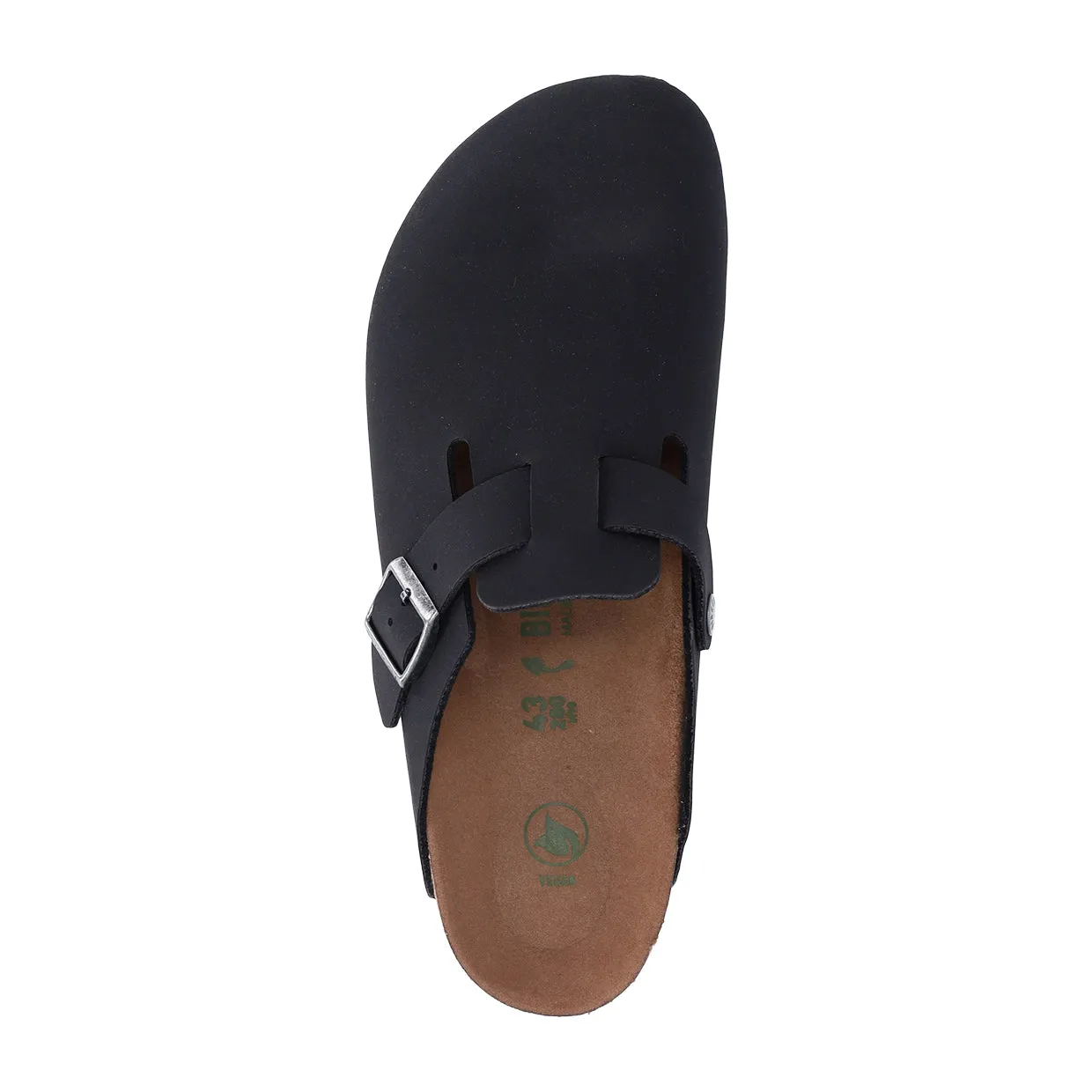 Sandali Birkenstock Boston Birko-Flor Nero