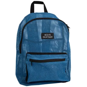 Sci-Fi Fantasy Mesh Backpack Wine