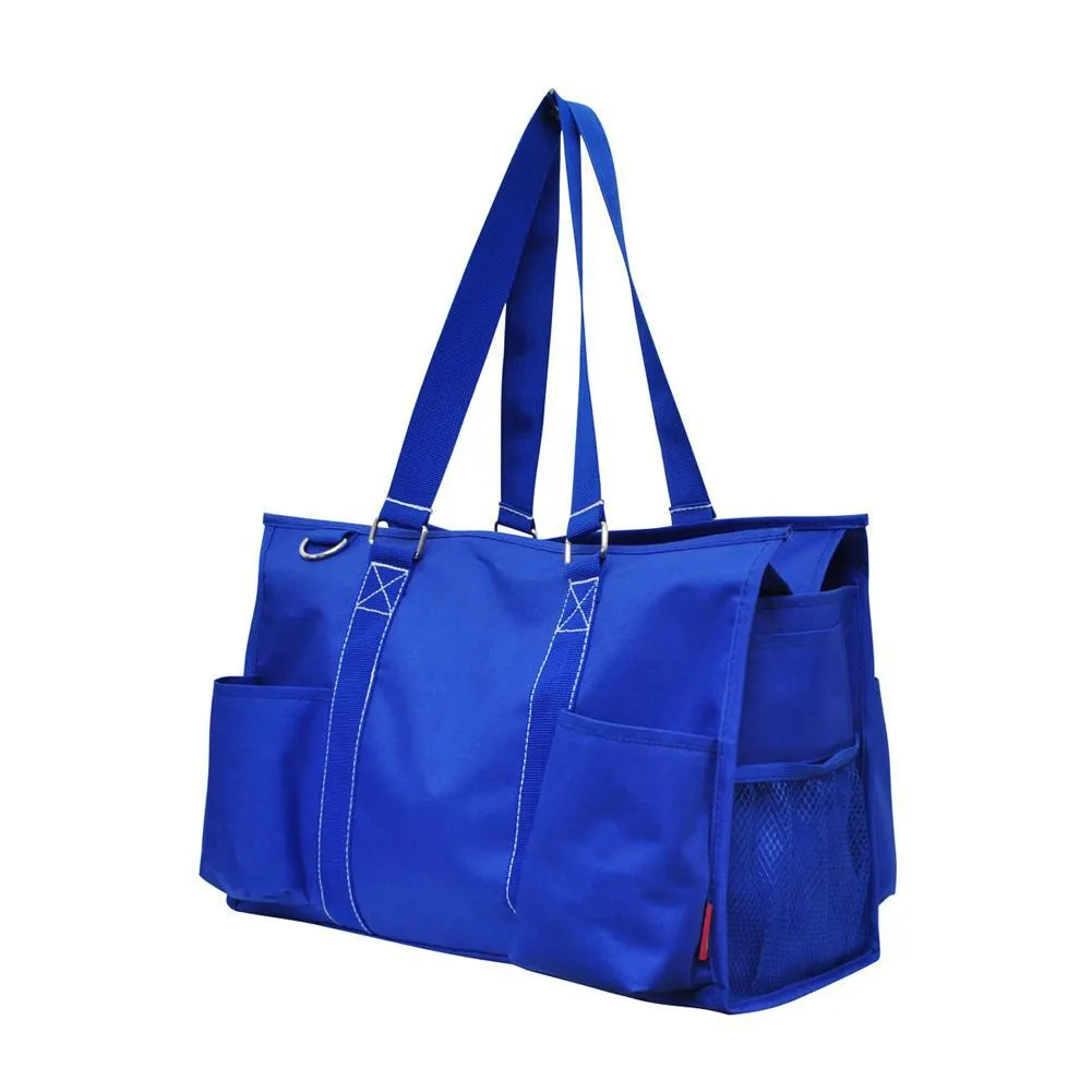 Solid Color Royal NGIL Zippered Caddy Organizer Tote Bag