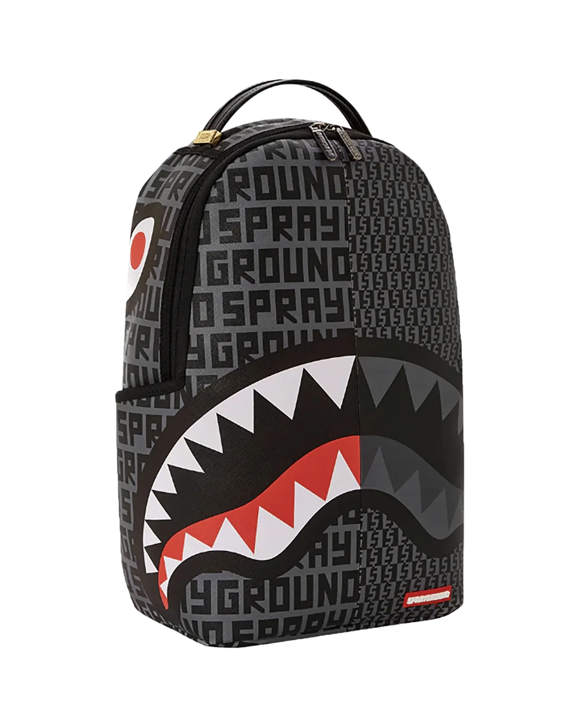 Sprayground Split Infinity Check In Grey Backpack