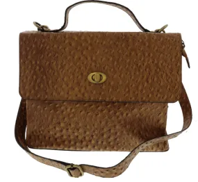 The Blake Genuine Leather Embossed Ostrich Pattern Purse by Jane Marie