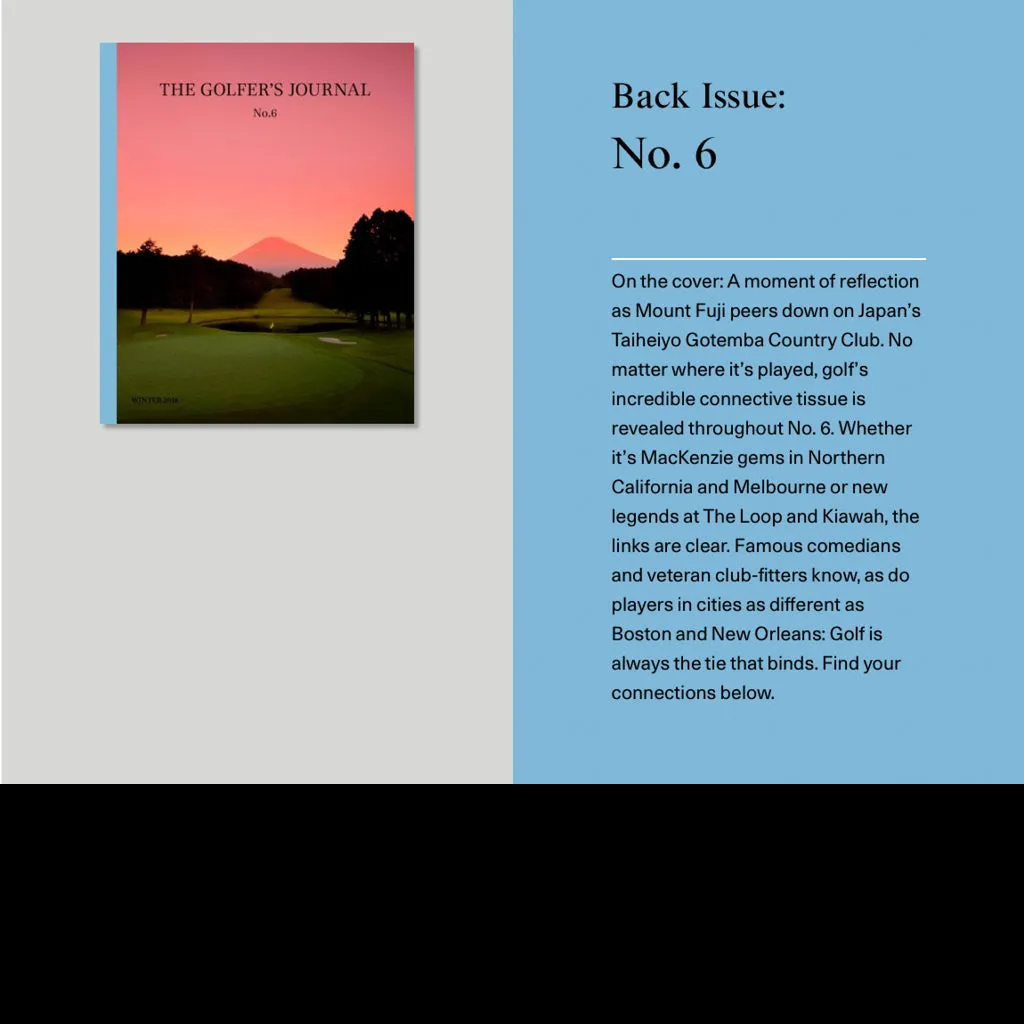 The Golfers Journal No. 06