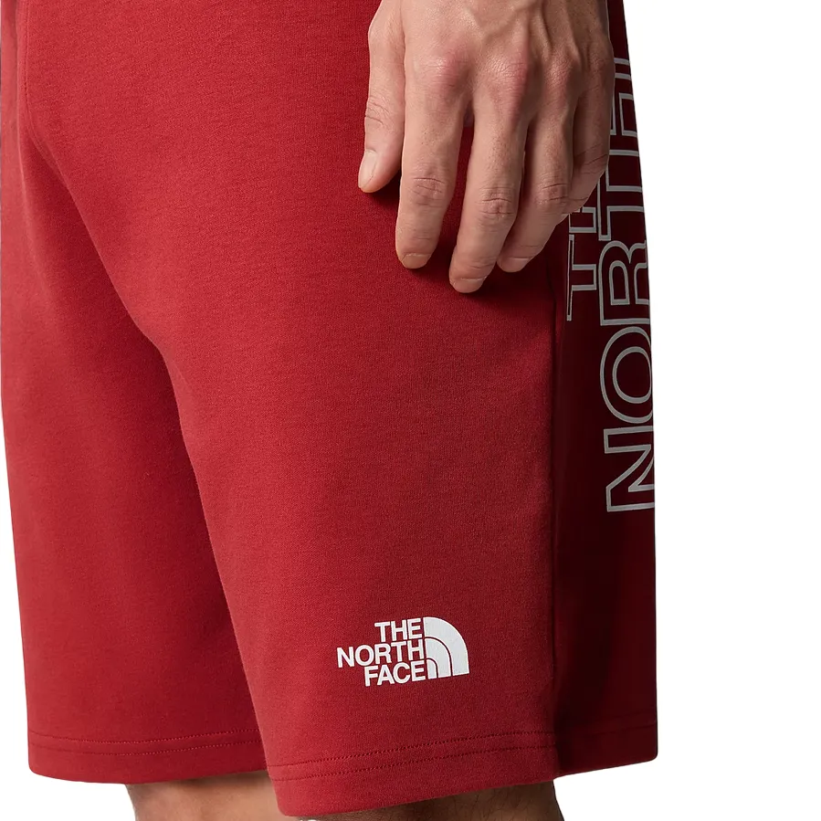 The North Face men's sports shorts Graphic Light NF0A3S4FPOJ rust