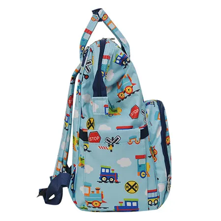 Train Print NGIL Diaper Bag/Travel Backpack