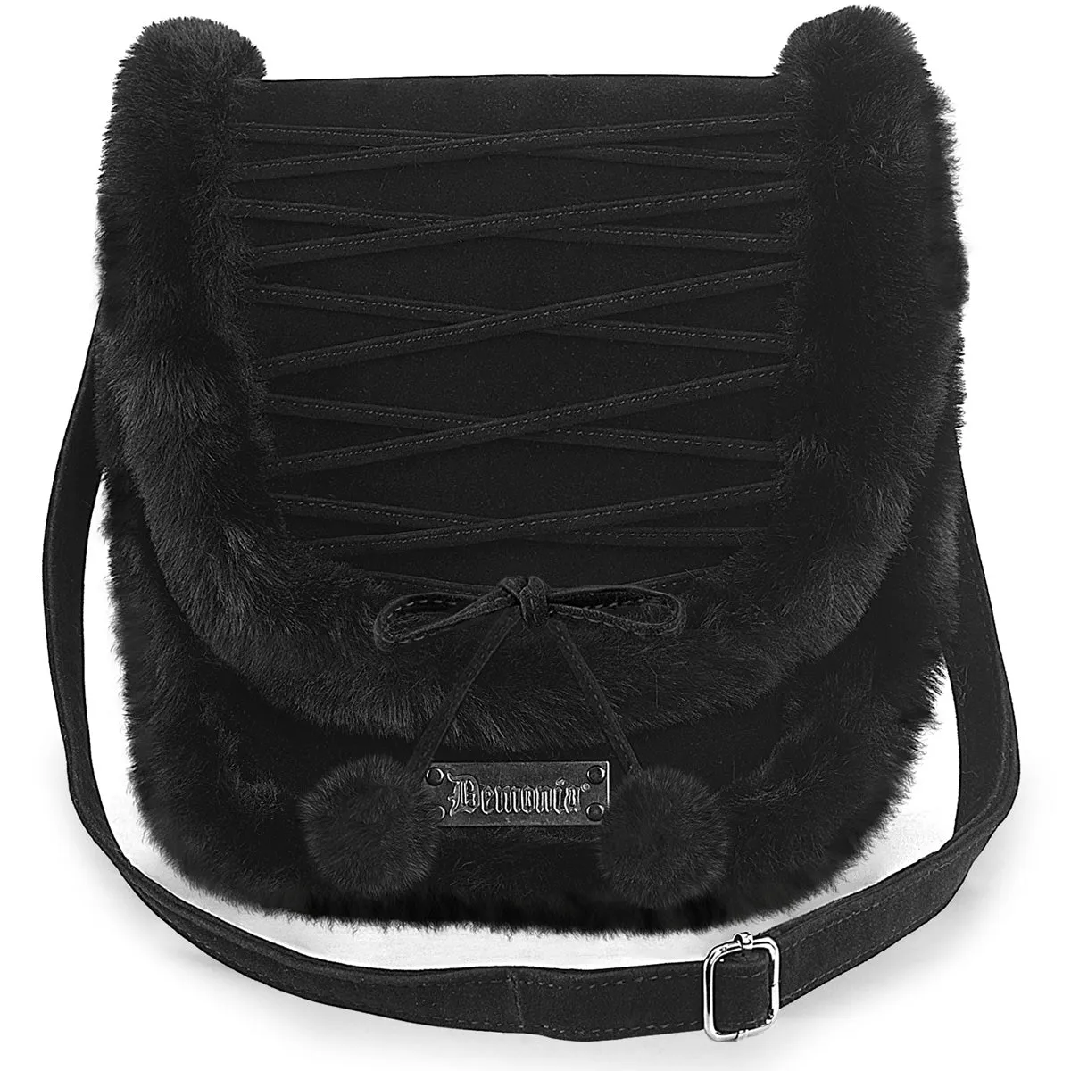 VEGAN LEATHER-FAUX FUR Handbag