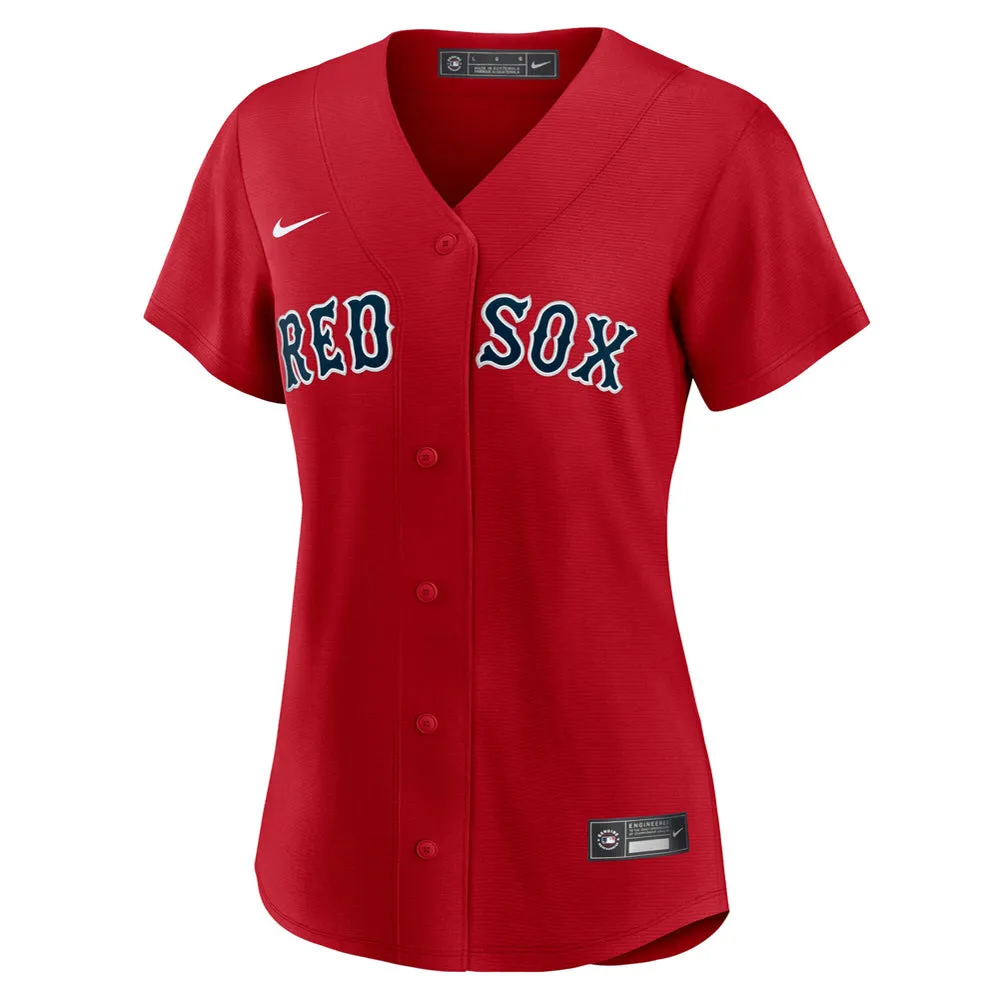 Women's Boston Red Sox Enrique Hernandez Alternate Player Jersey - Red