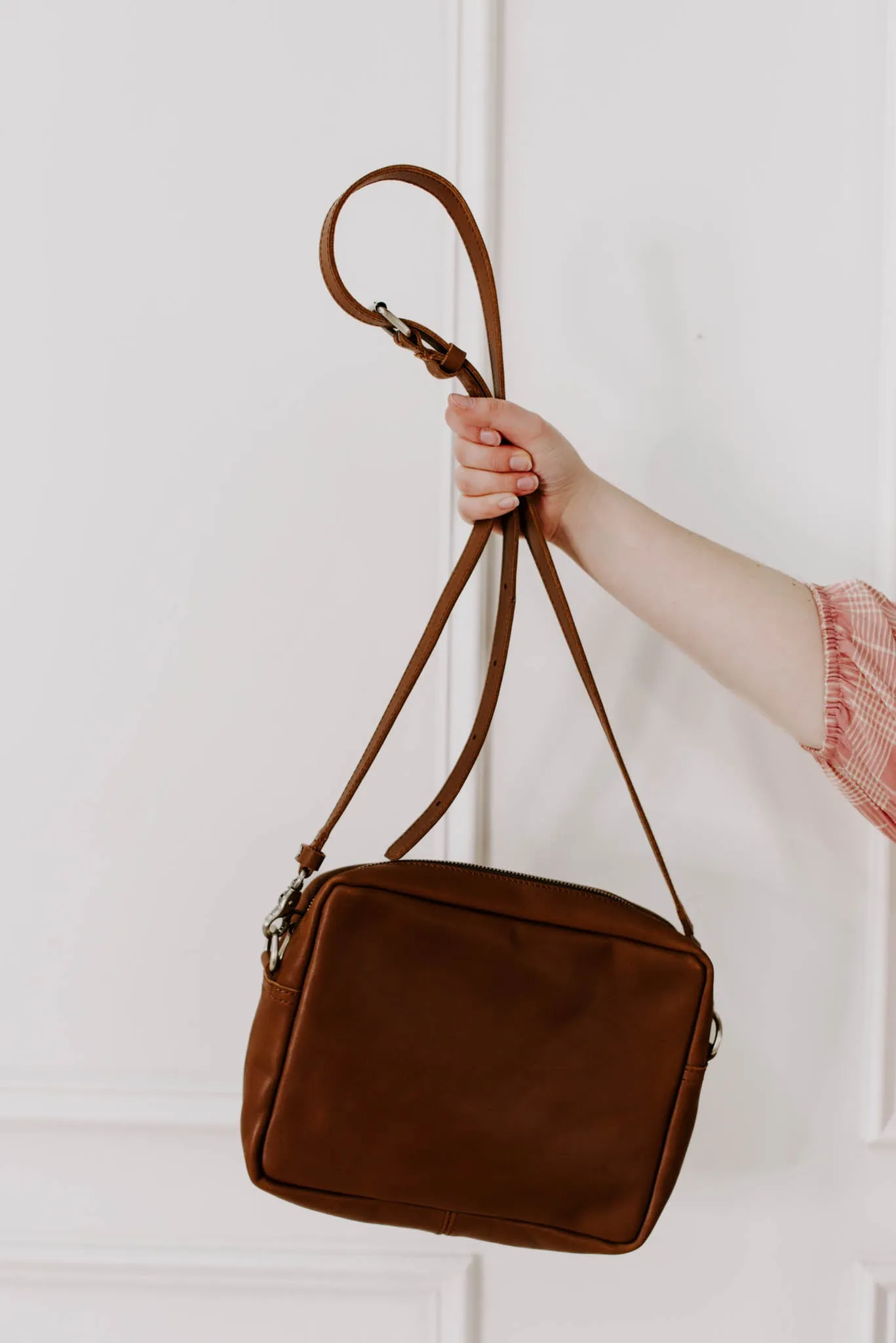 Zelaki Leather Mari Crossbody Bag